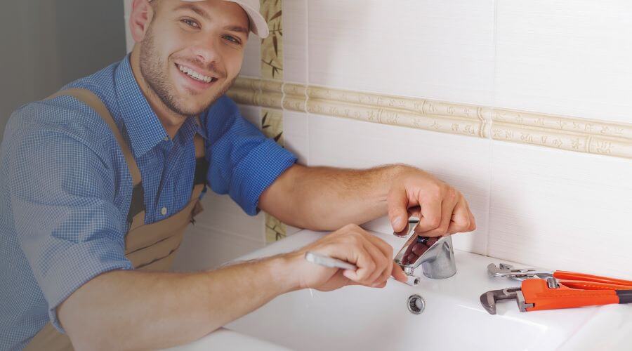 Professional bathroom faucet installation in Pompeii, MI